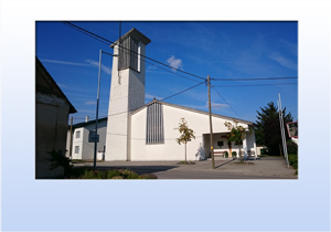 Polaroid Dorfkirche